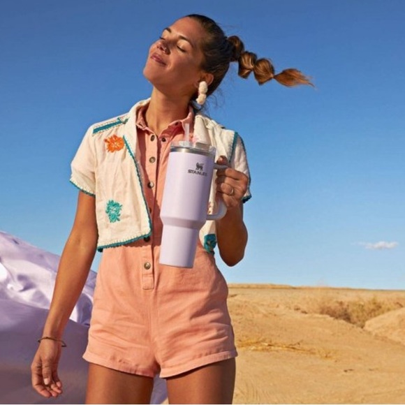 NWT Stanley Quencher H2.0 FlowState Tumbler 40oz (Citron) - Picture 7 of 8